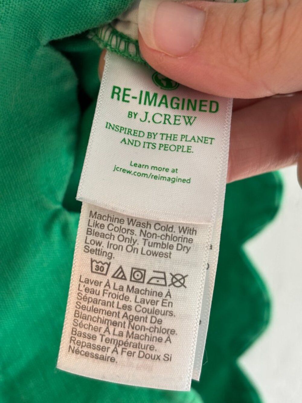 J. Crew Green Linen Blend Scalloped Hem Shorts Women's Size 10 Casual Wear - Picture 14 of 15